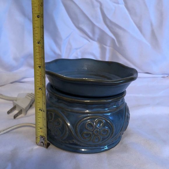VINTAGE blue candle warmer - Picture 5 of 7